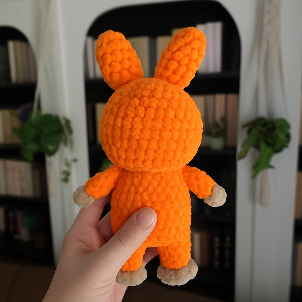 Labubu Crochet Pattern in English | Smiling Bunny