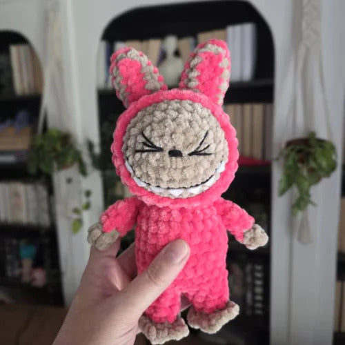 Labubu Crochet Pattern in English | Smiling Bunny